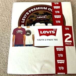 NWT Levi's Logo Youth Boys Tee's 2 pack Tees